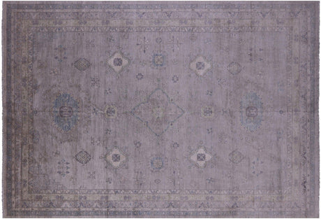 Hand Knotted Turkish Oushak Washed Out Wool Rug - Manhattan Rugs
