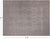 Ivory Turkish Oushak Washed Out Hand Knotted Rug 9' 1" X 11' 9" - Q21990