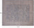 Silver Turkish Oushak Washed Out Handmade Wool Rug 8' 0" X 9' 10" - Q21993