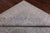 Silver Turkish Oushak Washed Out Handmade Wool Rug 8' 0" X 9' 10" - Q21993