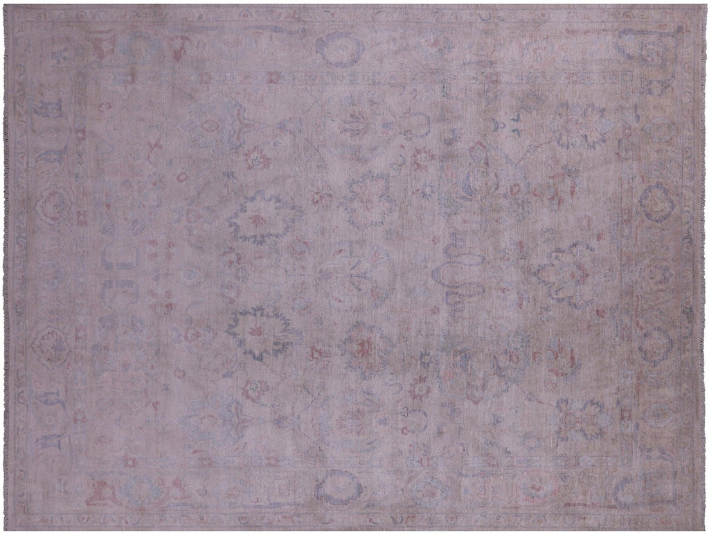 Turkish Oushak Washed Out Handmade Wool Rug - Manhattan Rugs