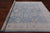 Blue 7' 11" X 9' 8" Turkish Oushak Washed Out Hand Knotted Rug - Q22005