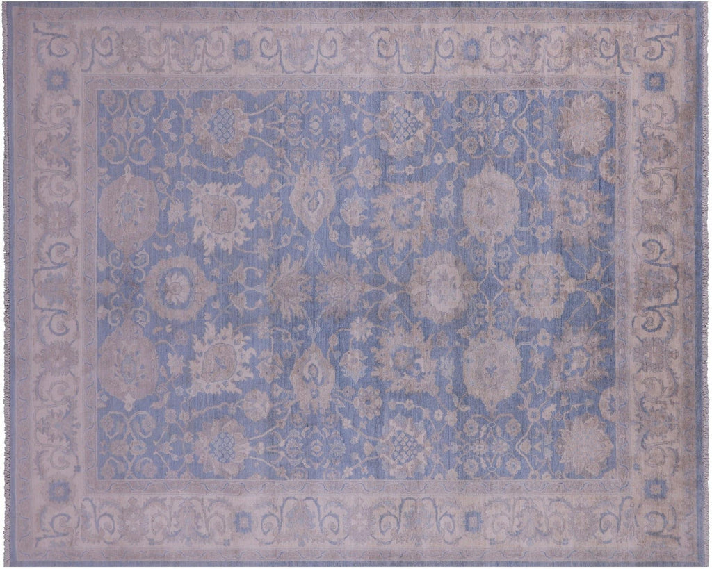 Turkish Oushak Washed Out Hand Knotted Rug - Manhattan Rugs