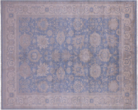 Turkish Oushak Washed Out Hand Knotted Rug - Manhattan Rugs