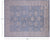 Blue 7' 11" X 9' 8" Turkish Oushak Washed Out Hand Knotted Rug - Q22005