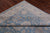 Blue 7' 11" X 9' 8" Turkish Oushak Washed Out Hand Knotted Rug - Q22005
