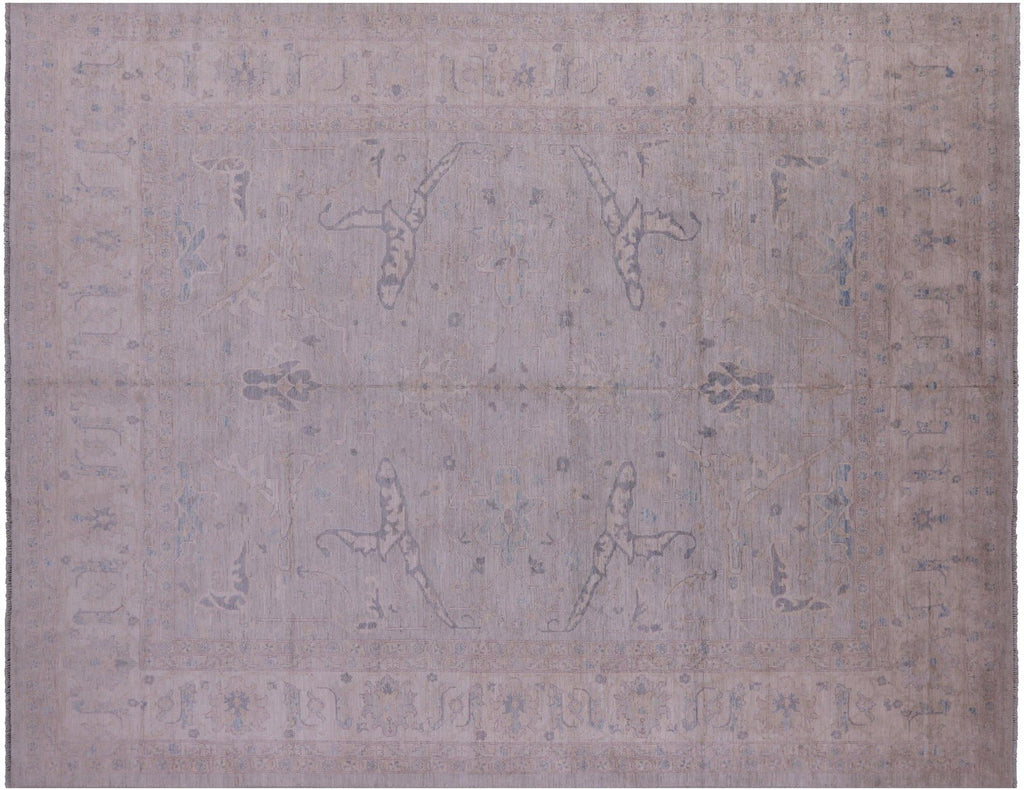 Turkish Oushak Washed Out Handmade Wool Rug - Manhattan Rugs