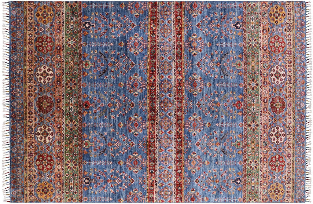 Tribal Persian Gabbeh Hand Knotted Area Rug - Manhattan Rugs