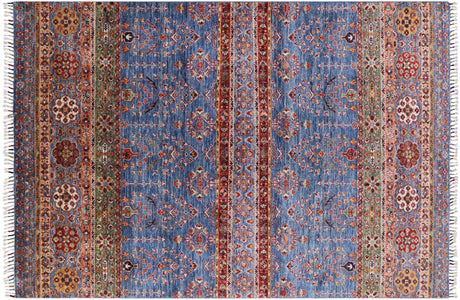 Tribal Persian Gabbeh Hand Knotted Area Rug - Manhattan Rugs