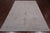 Ivory 5' 11" X 8' 11" Turkish Oushak Washed Out Handmade Wool Rug - Q22019