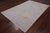 Ivory 5' 11" X 8' 11" Turkish Oushak Washed Out Handmade Wool Rug - Q22019