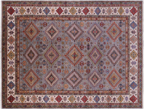 Handmade Super Kazak Wool Rug - Manhattan Rugs