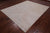 Ivory 7' 9" X 9' 6" Turkish Oushak Washed Out Handmade Wool Rug - Q22026