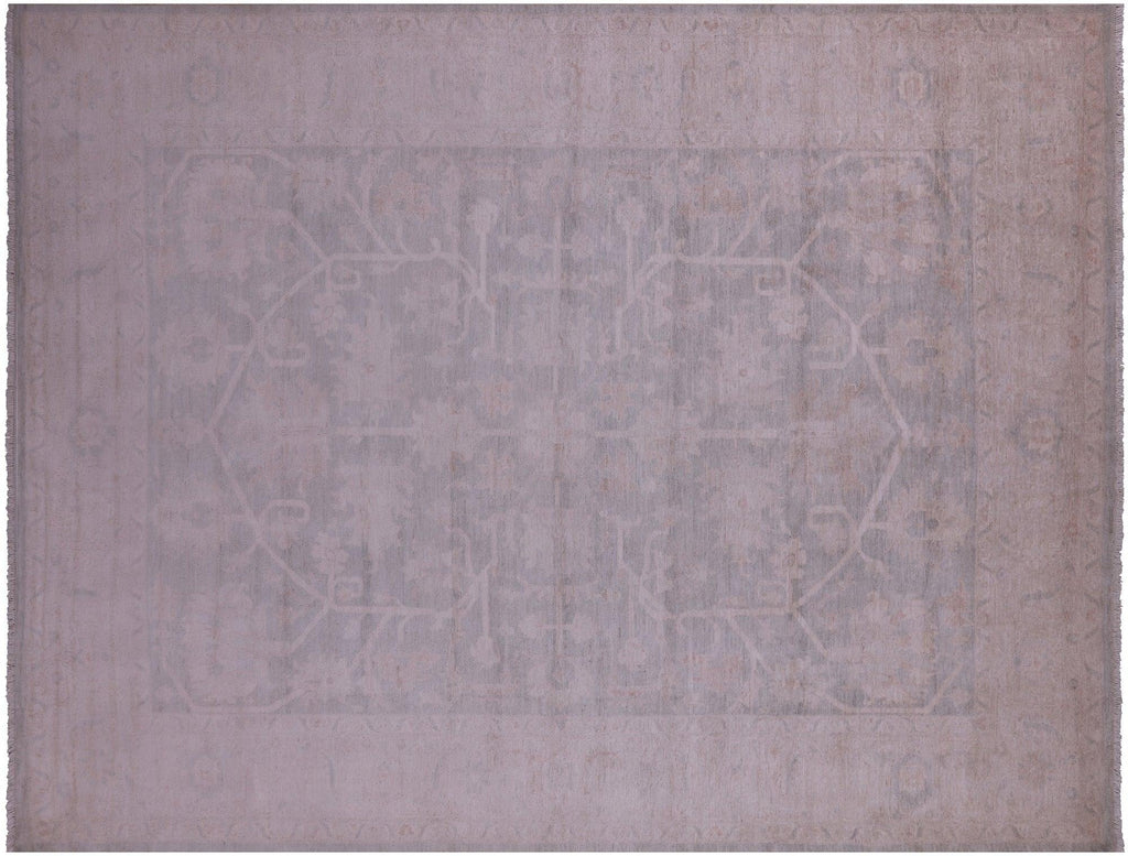 Turkish Oushak Washed Out Hand Knotted Wool Rug - Manhattan Rugs