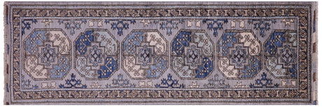 Runner Super Turkmen Ersari Handmade Rug - Manhattan Rugs