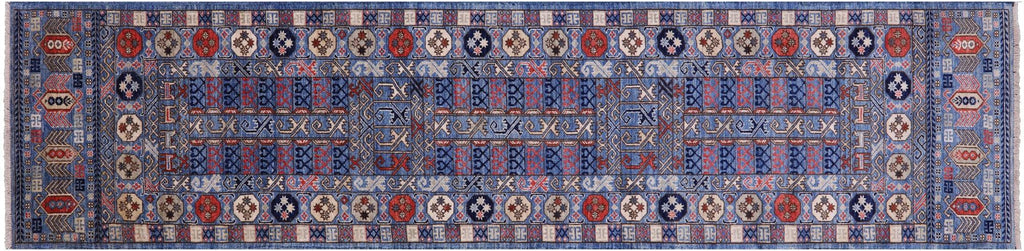 Runner Hand Knotted Fine Turkmen Ersari Rug - Manhattan Rugs