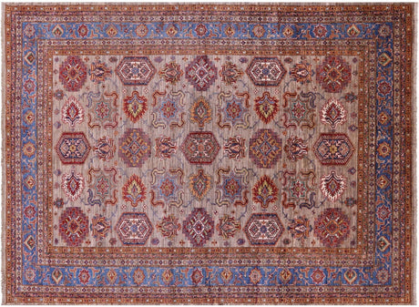 Hand Knotted Super Kazak Wool Rug - Manhattan Rugs