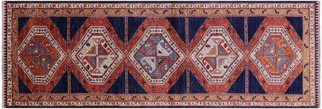 Super Heriz Serapi Handmade Wool Runner Rug - Manhattan Rugs