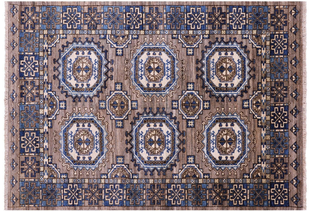 Handmade Super Turkmen Ersari Wool Rug - Manhattan Rugs