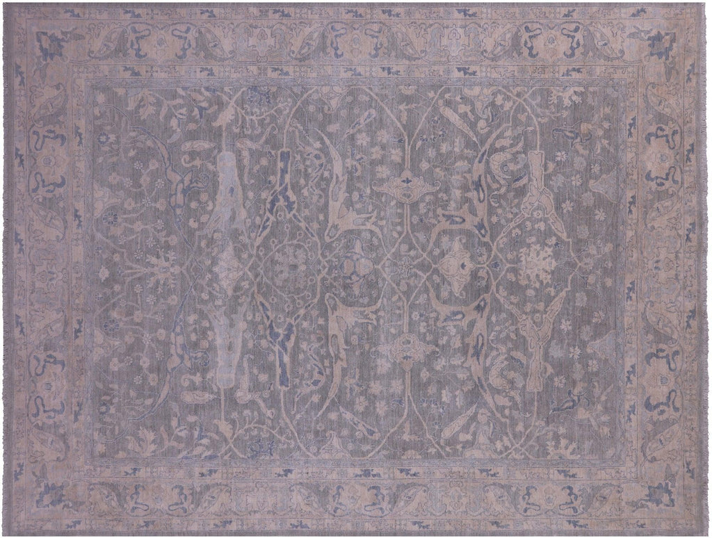 Turkish Oushak Washed Out Handmade Wool Rug - Manhattan Rugs