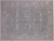 Grey 8' 10" X 11' 9" Turkish Oushak Washed Out Handmade Wool Rug - Q22065
