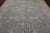 Grey 8' 10" X 11' 9" Turkish Oushak Washed Out Handmade Wool Rug - Q22065
