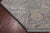 Grey 8' 10" X 11' 9" Turkish Oushak Washed Out Handmade Wool Rug - Q22065