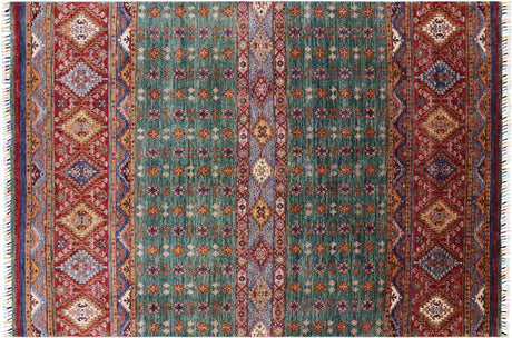Khorjin Super Kazak Handmade Wool Area Rug - Manhattan Rugs