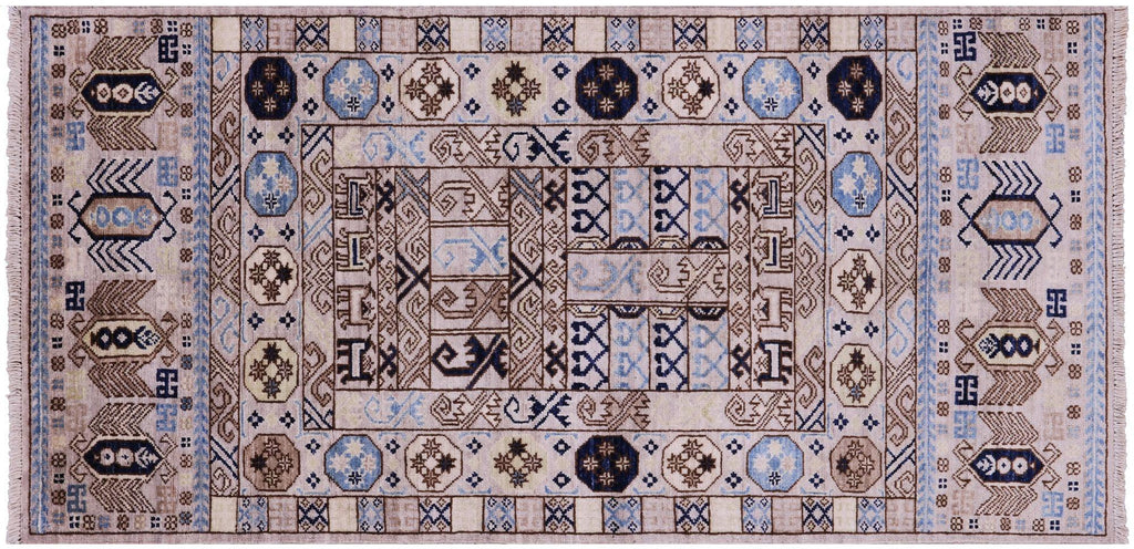 Fine Turkmen Ersari Hand Knotted Wool Runner Rug - Manhattan Rugs