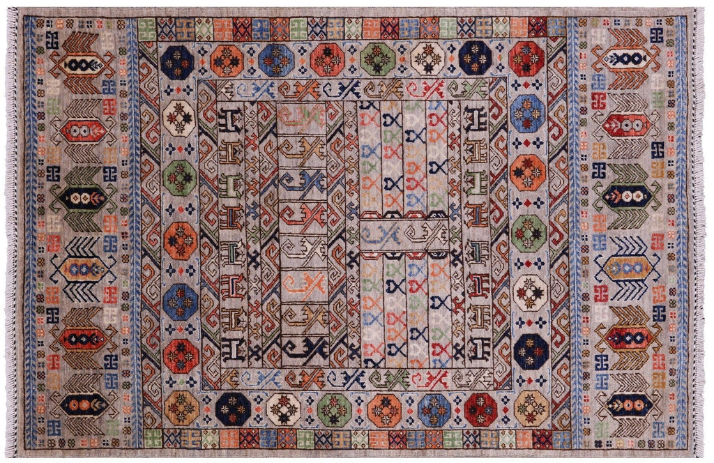 Fine Turkmen Ersari Handmade Wool Rug - Manhattan Rugs