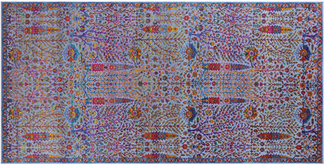 Persian Ziegler Hand Knotted Wool & Silk Rug - Manhattan Rugs