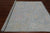 SUPER SALE Silver 8' Square Turkish Angora Oushak Hand Knotted Wool Rug - Q22148
