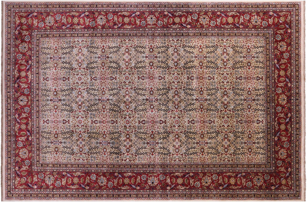 Hand-Knotted Turkish Hereke Wool Rug - Manhattan Rugs