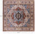 Ivory Square Hand Knotted Persian Heriz Serapi Wool Rug - Manhattan Rugs