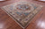 Ivory Square Hand Knotted Persian Heriz Serapi Wool Rug - Manhattan Rugs