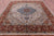 Ivory Square Persian Heriz Serapi Hand Knotted Rug - Manhattan Rugs