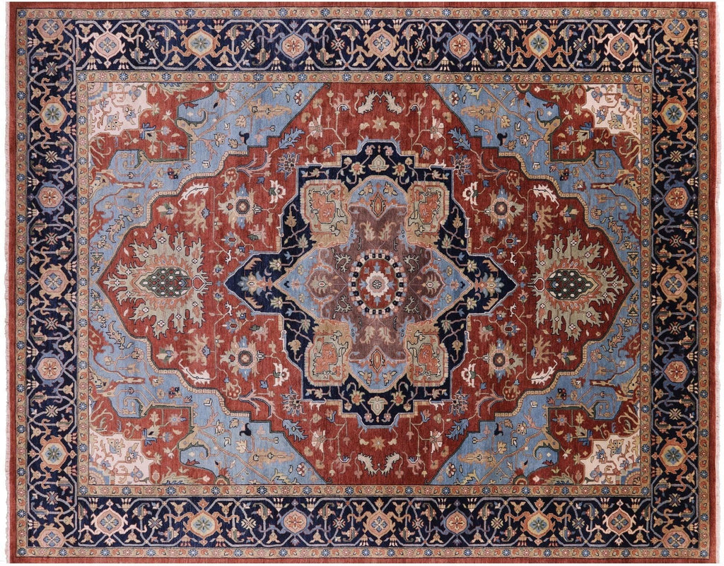 Persian Heriz Serapi Handmade Wool Rug - Manhattan Rugs