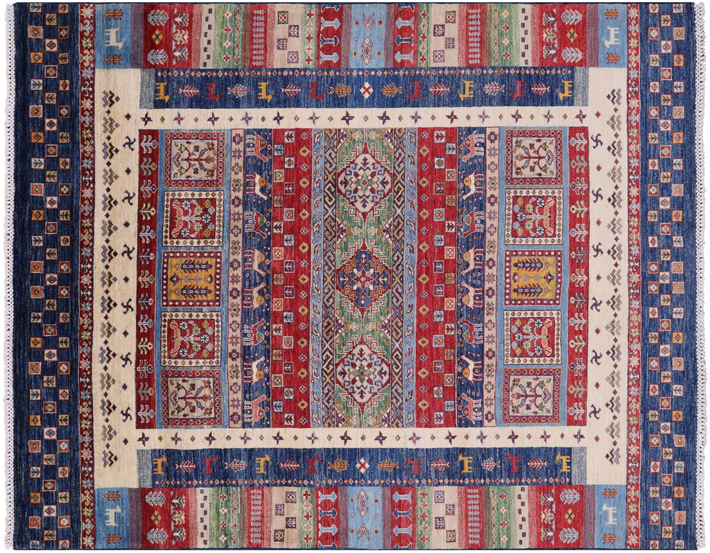 Persian Gabbeh Tribal Handmade Wool Area Rug - Manhattan Rugs