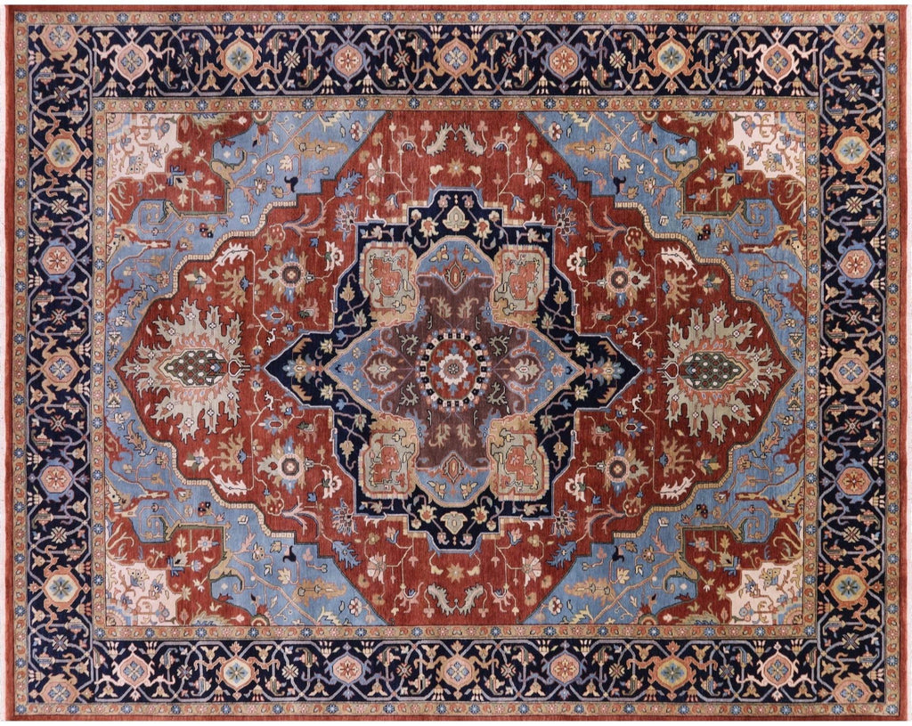 Persian Heriz Serapi Hand Knotted Wool Rug - Manhattan Rugs