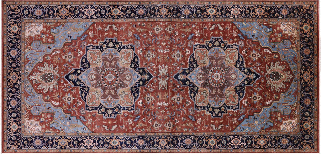 Persian Heriz Serapi Handmade Rug - Manhattan Rugs