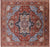 Square Heriz Serapi Handmade Wool Rug - Manhattan Rugs
