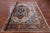 Ivory Square Persian Heriz Serapi Handmade Wool Rug - Manhattan Rugs
