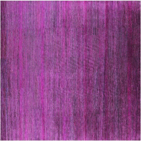 Purple Square Super Savannah Gabbeh Hand Knotted Wool & Silk Rug - Manhattan Rugs