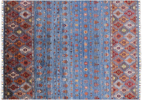 Tribal Persian Gabbeh Hand Knotted Wool Rug - Manhattan Rugs