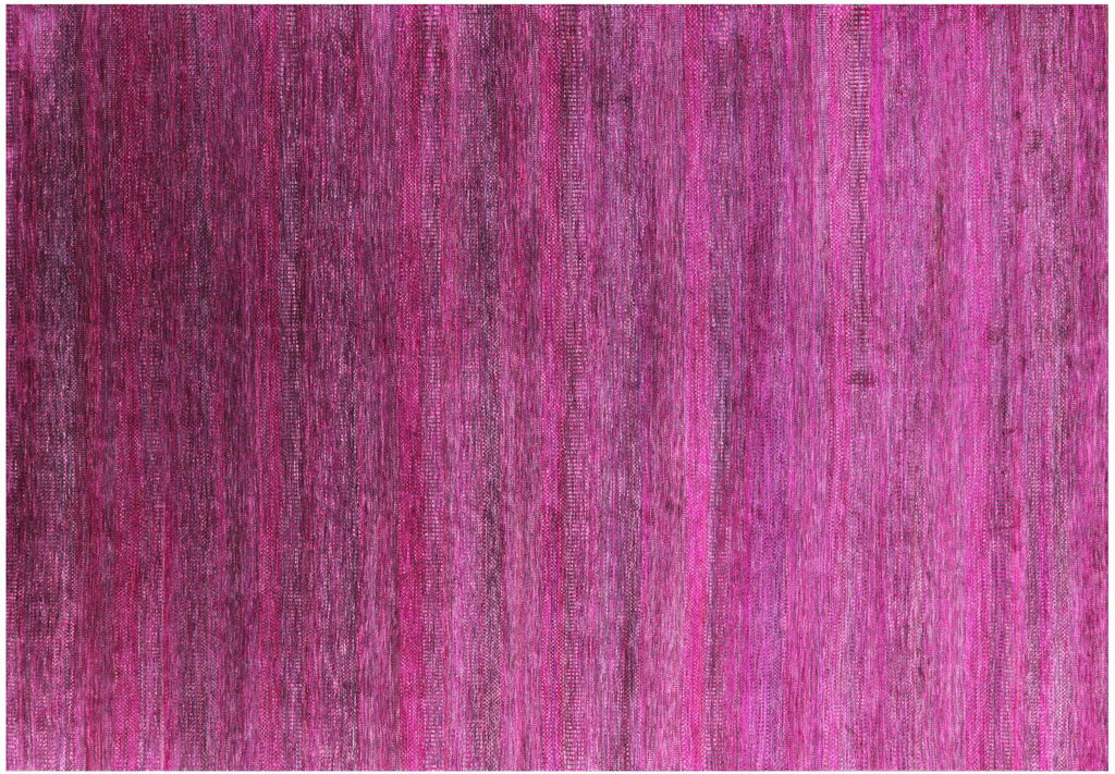 Pink Super Savannah Gabbeh Handmade Wool & Silk Rug - Manhattan Rugs