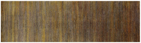 Gold Super Savannah Gabbeh Handmade Wool & Silk Rug - Manhattan Rugs