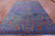 Blue Wool & Silk Persian Ziegler Handmade Rug - Manhattan Rugs