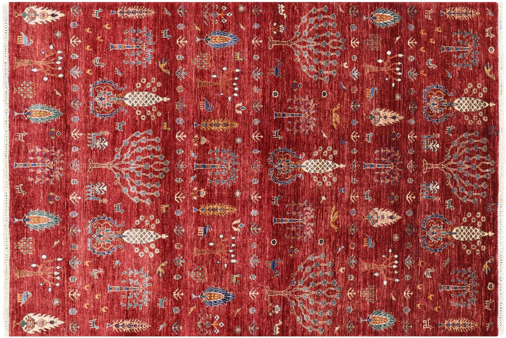 Persian Gabbeh Tribal Wool Area Rug - Manhattan Rugs