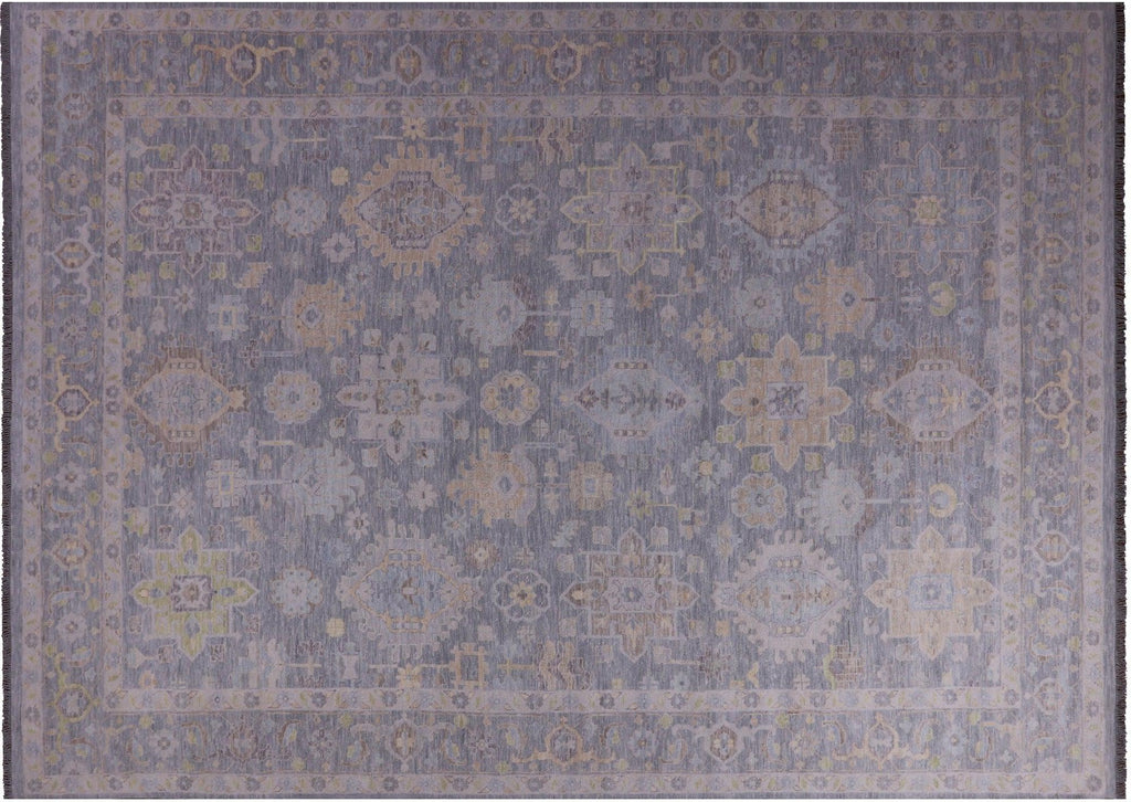 Grey Handmade Persian Heriz Serapi Rug - Manhattan Rugs