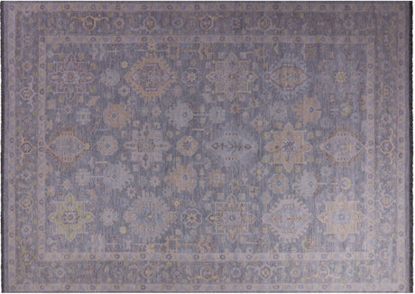 Grey Handmade Persian Heriz Serapi Rug - Manhattan Rugs